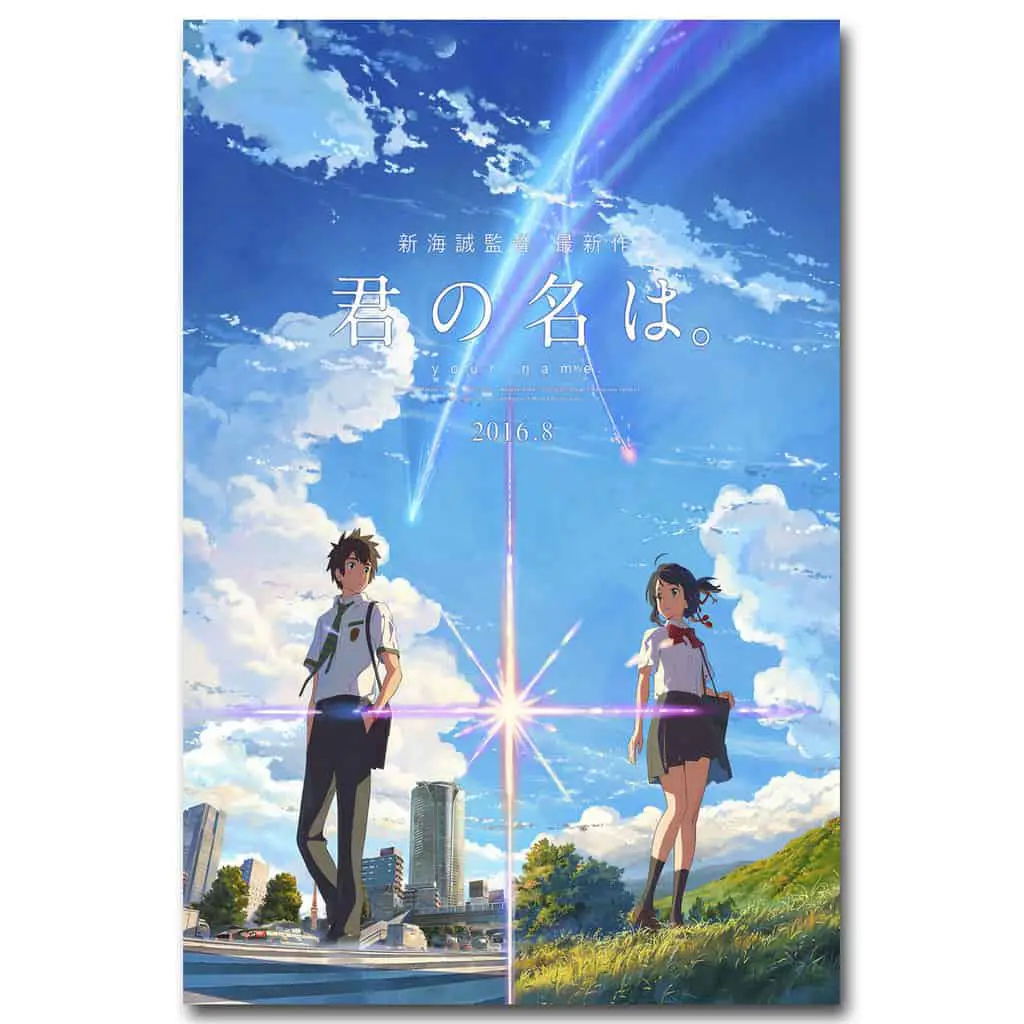 Your Name Anime Movie Poster Japanese Version A3A4 in Satin Matte Glossy   eBay