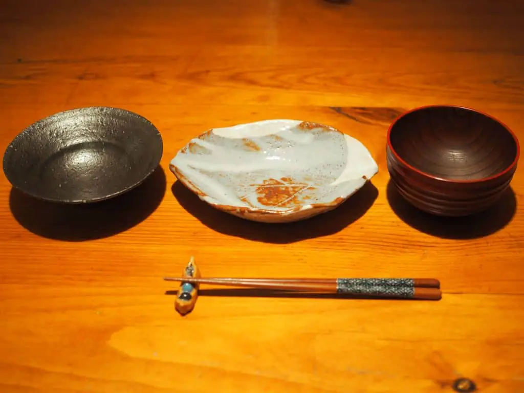 Japanese Table Setting Japanese Plates Japanese Bowl Japanese Chopsticks Chawan