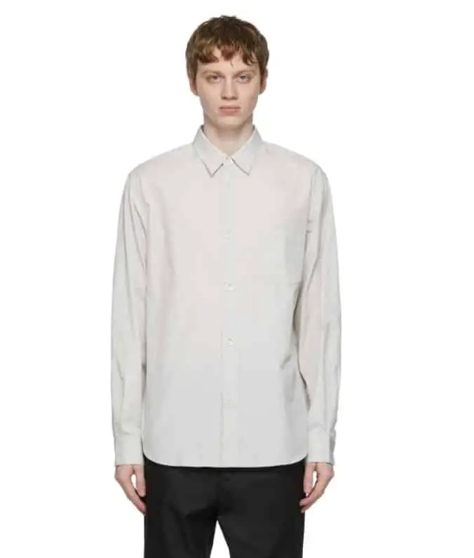 COMME DES GARÇONS HOMME Grey Broadcloth Shirt – Japanoscope